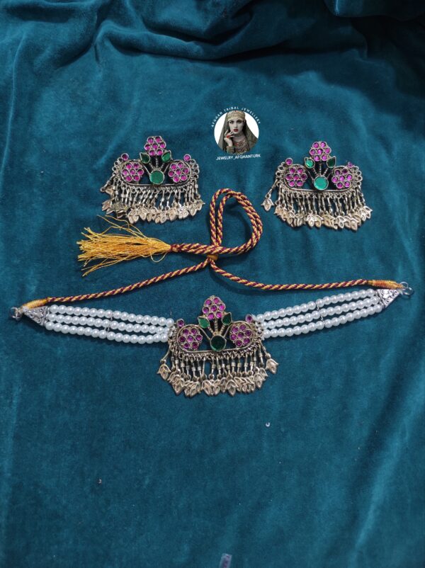bohemian Flower afghan set - Image 3