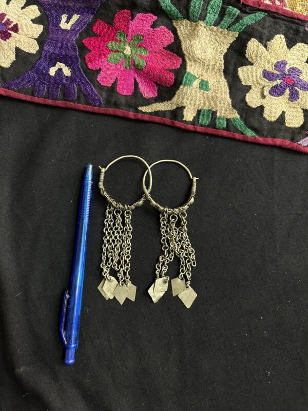 Vintage kashmiri hoop Earrings