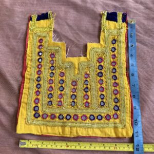 Embroidery neckline