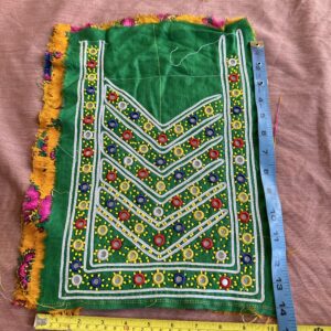 Embroidery neckline