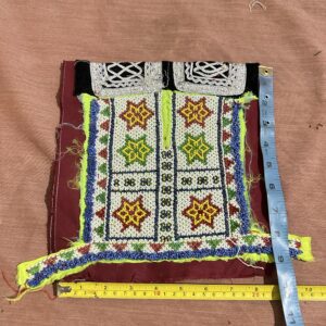 Embroidery neckline