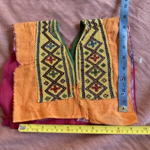 Embroidery neckline