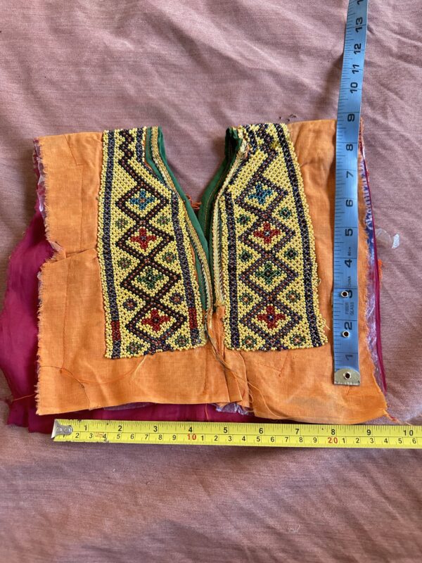 Embroidery neckline