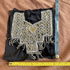 Embroidery neckline