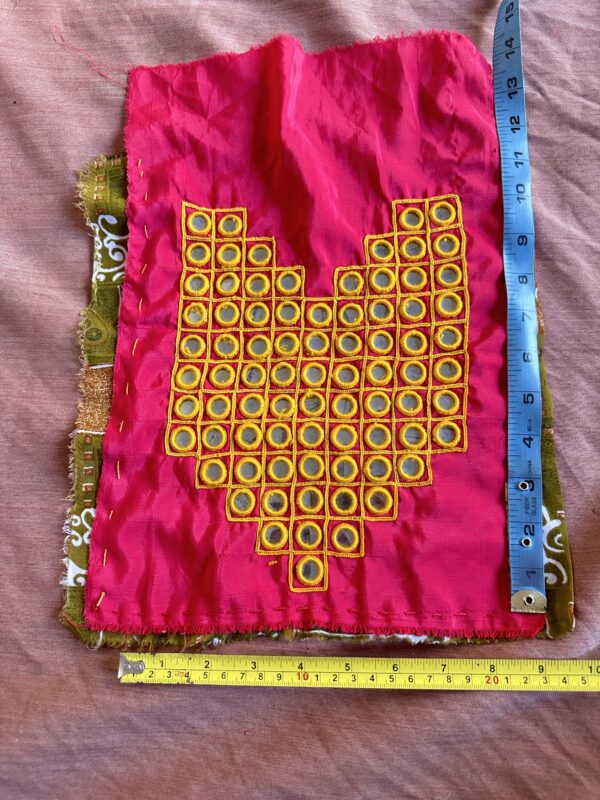 Embroidery neckline