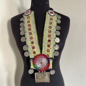 Vintage embroidery necklace