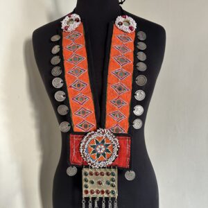 Vintage embroidery necklace