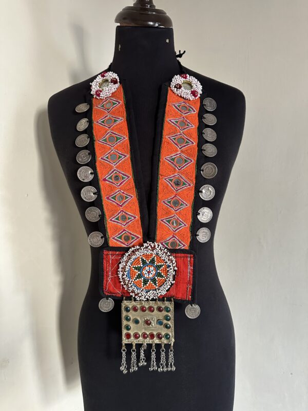 Vintage embroidery necklace