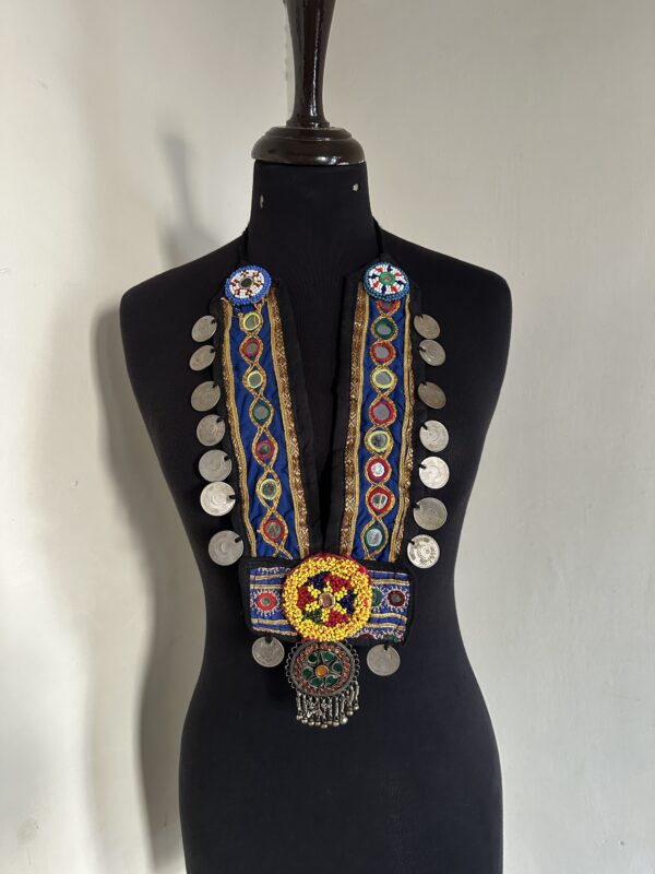 Vintage embroidery necklace