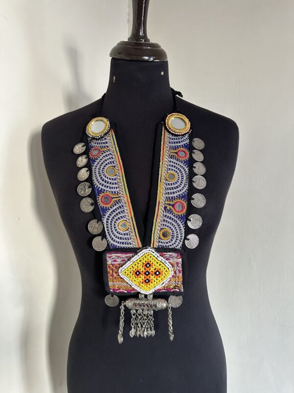 Vintage embroidery necklace