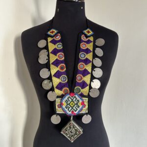 Vintage embroidery necklace