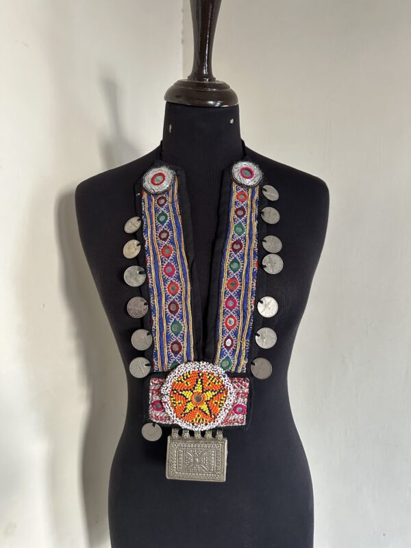 Vintage embroidery necklace