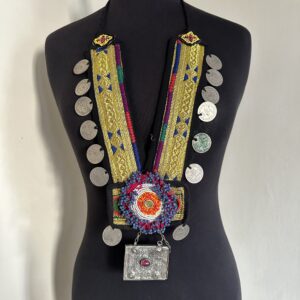 Vintage embroidery necklace