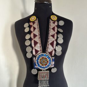 Vintage embroidery necklace