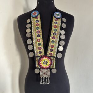 Vintage embroidery necklace