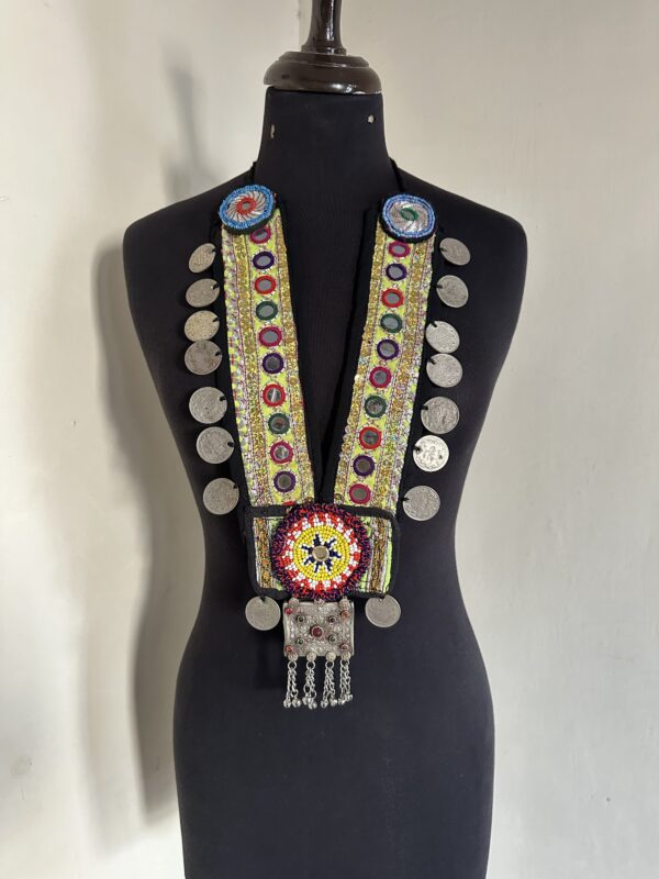 Vintage embroidery necklace