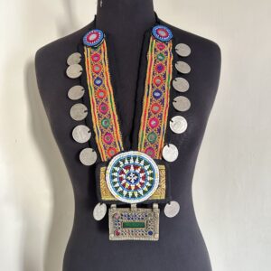 Vintage embroidery necklace