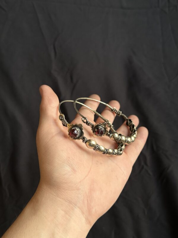 Vintage hoops earrings - Image 2