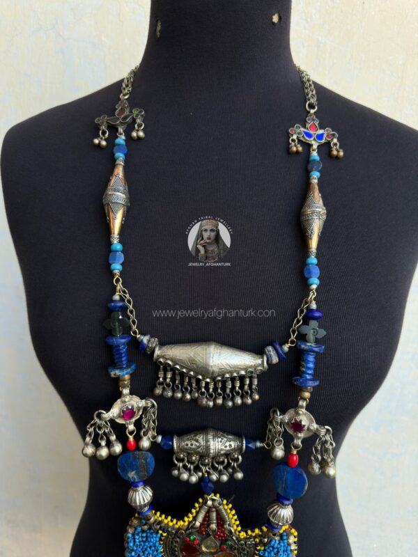 Kuchi lapis stone necklace - Image 4