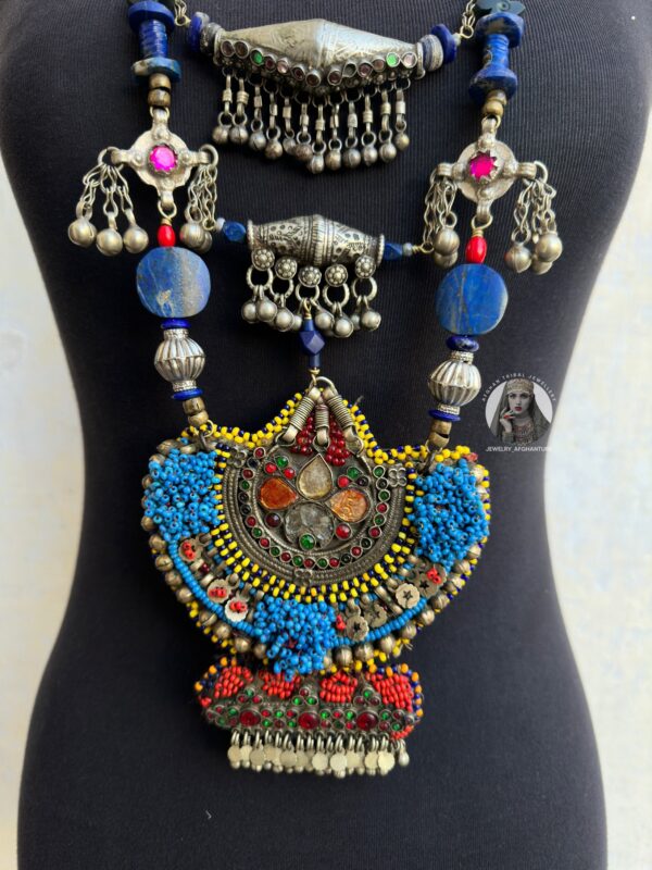Kuchi lapis stone necklace - Image 2