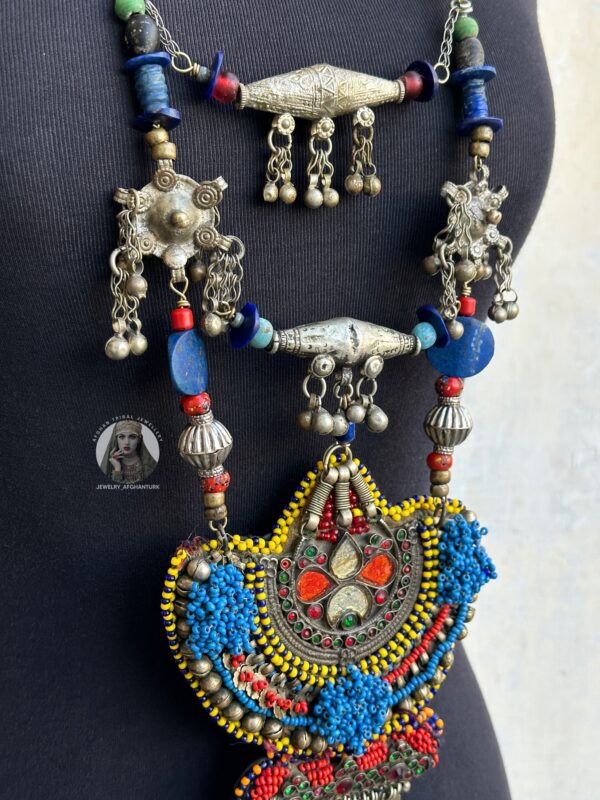 Kuchi lapis stone necklace - Image 2