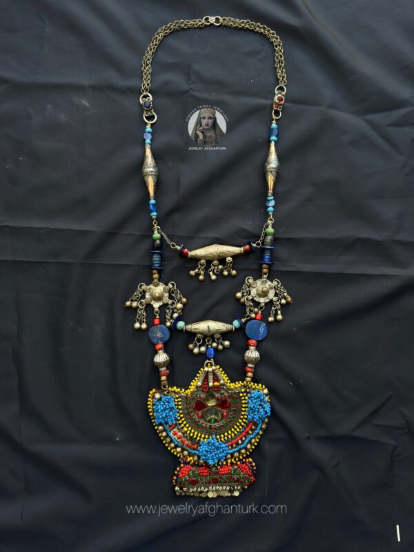 Kuchi lapis stone necklace - Image 4