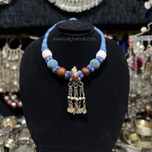 Antique bones choker