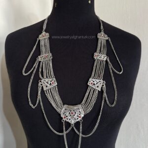 Silver polished necklace