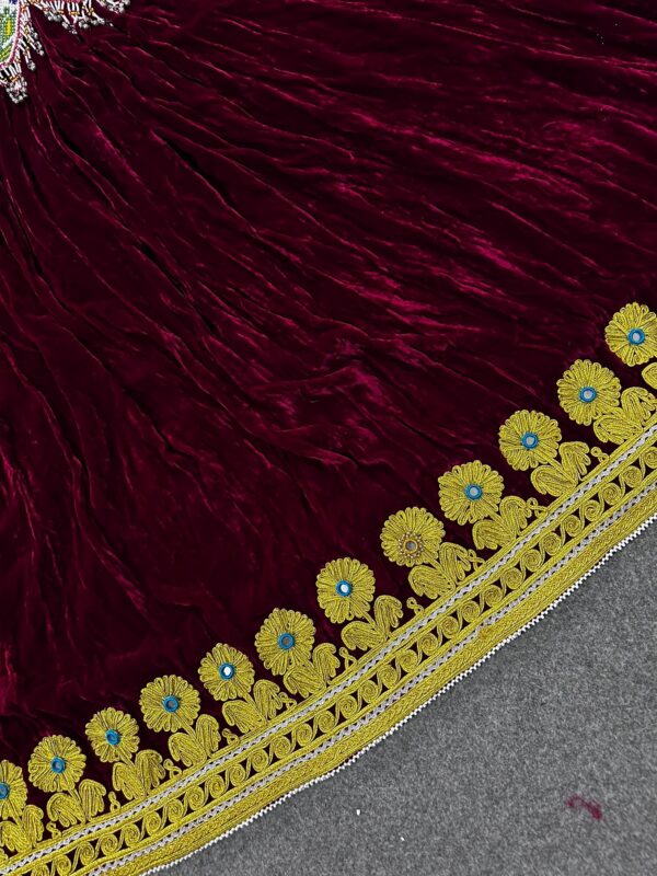 Afghan velvet dresss - Image 5
