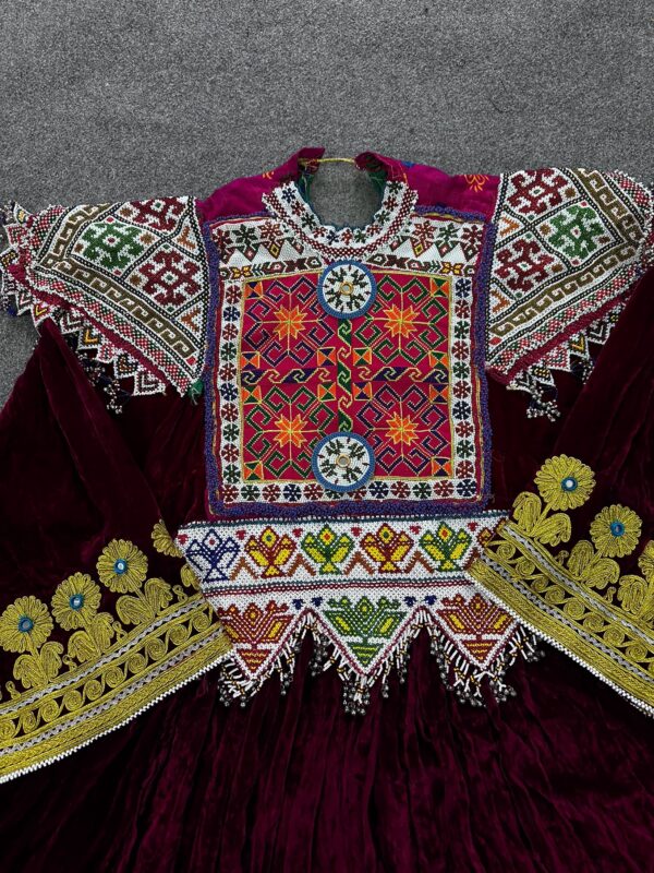 Afghan velvet dresss - Image 2