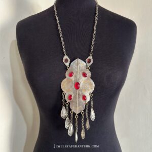 Turkmen gold plated necklace