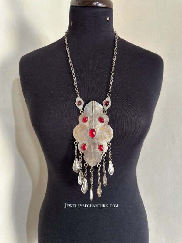Turkmen gold plated necklace