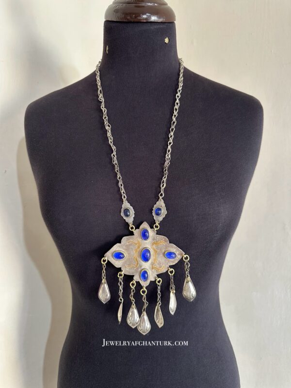 Turkmen gold plated necklace