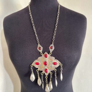 Turkmen gold plated necklace