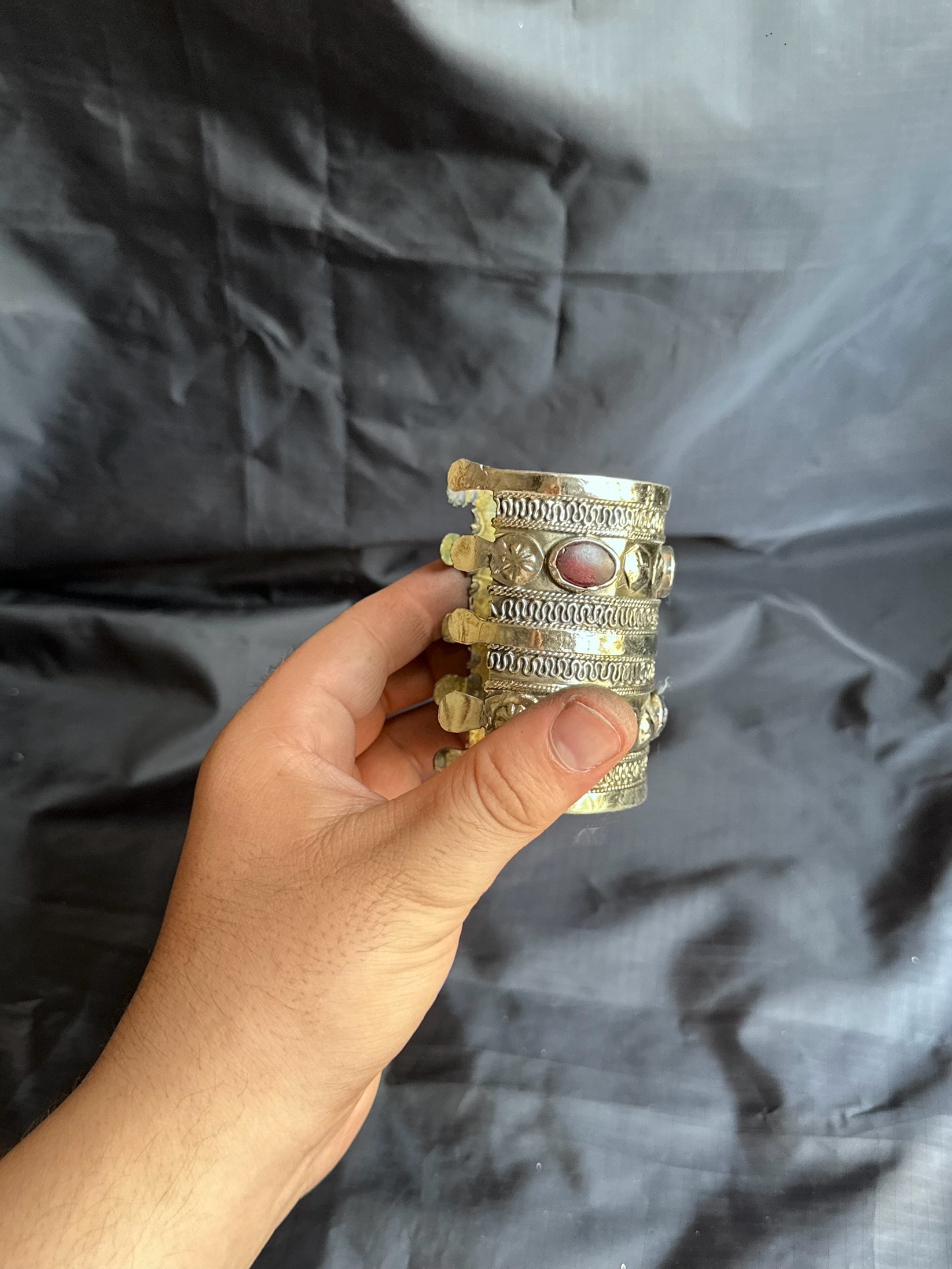 Vintage Turkmen Hand bracelet - Image 2